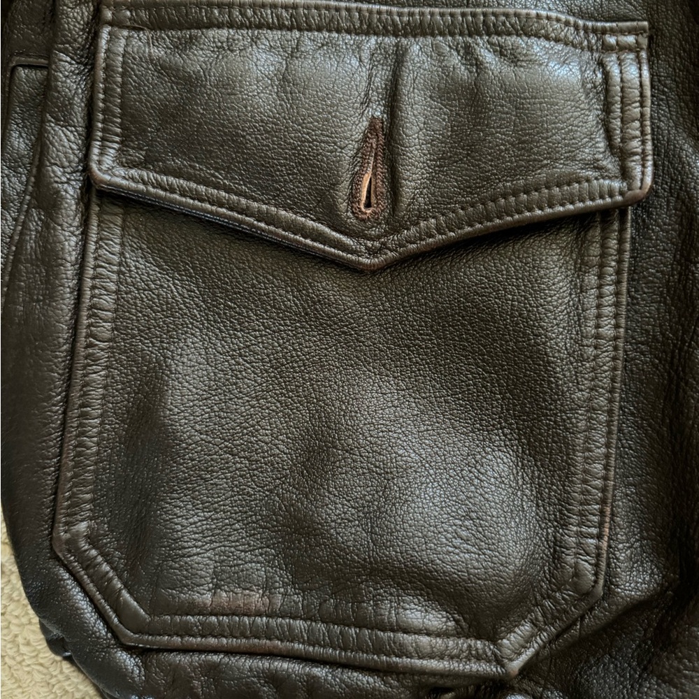 Bill’s Khakis Leather Flight Jacket - image 4